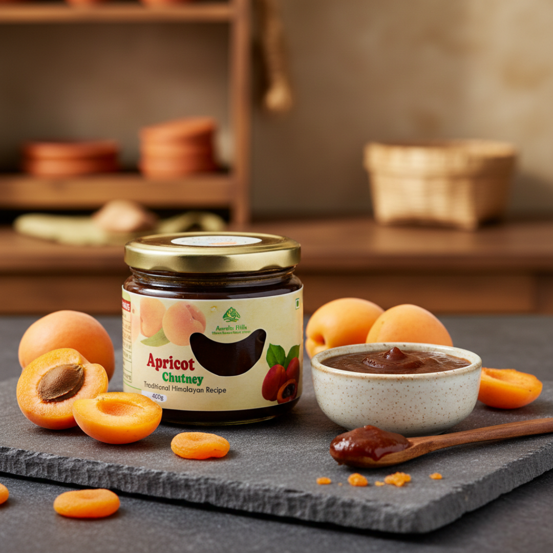Apple Apricot Chutney