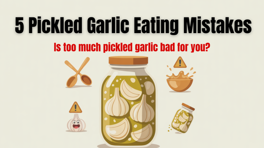 Is too much pickled garlic bad for you?