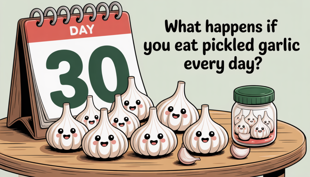 eating pickled garlic everyday